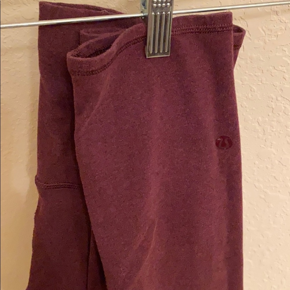 High waisted lululemon crop leggings